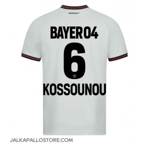 Bayer Leverkusen Odilon Kossounou #6 Vieraspaita 2023-24 Lyhythihainen